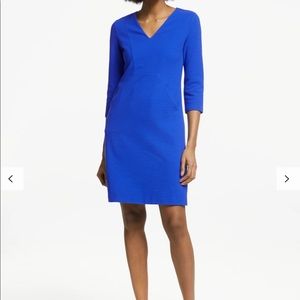 Boden Bronte Ottoman Dress, Cobalt